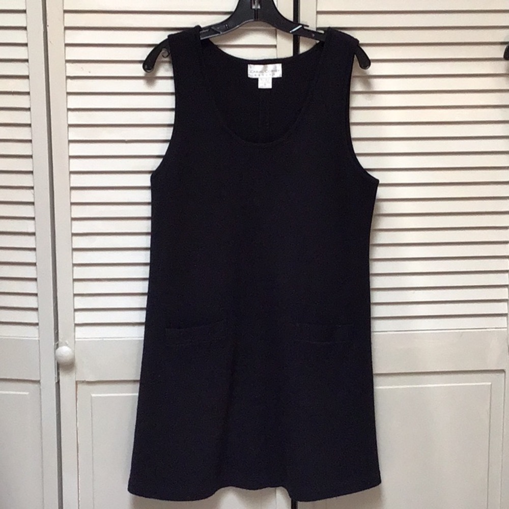 Casual Corner sleeveless wool jumper dress